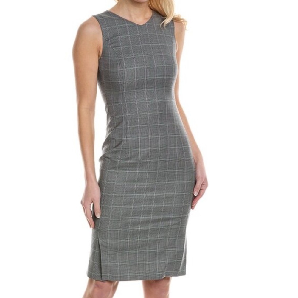 HUGO BOSS Dayami Wool Midi Dress